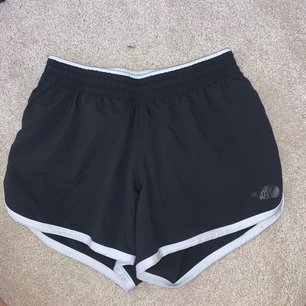 Black and White North Face Shorts
